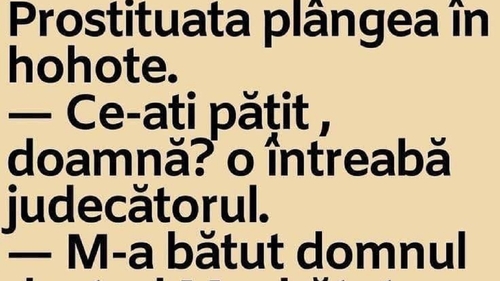 BANCUL ZILEI | Un medic ginecolog și o prostituată ajung la tribunal....