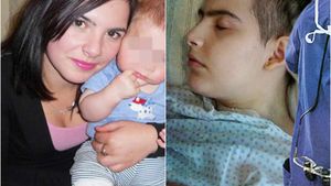 În timp ce mama lui se află de 3 ani în spital, băieţelul a crescut în grija bunicii! Avem cele mai noi imagini cu fiul Ioanei Condea