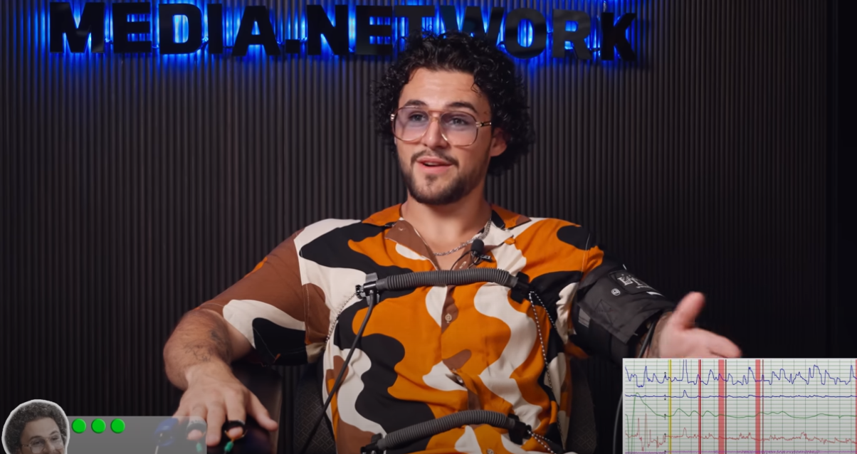Mario Fresh, la detectorul de minciuni / Sursă foto: captură Youtube