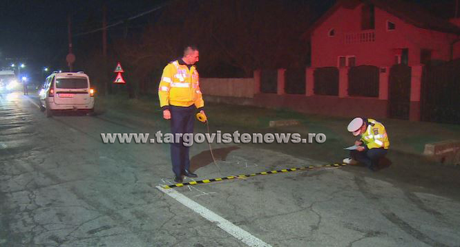Accident teribil! O femeie a fost spuberată de o mașină în Dâmbovița. Reacția șoferului