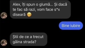 Bancul începutului de săptămână | "Alex, îţi spun o glumă"
