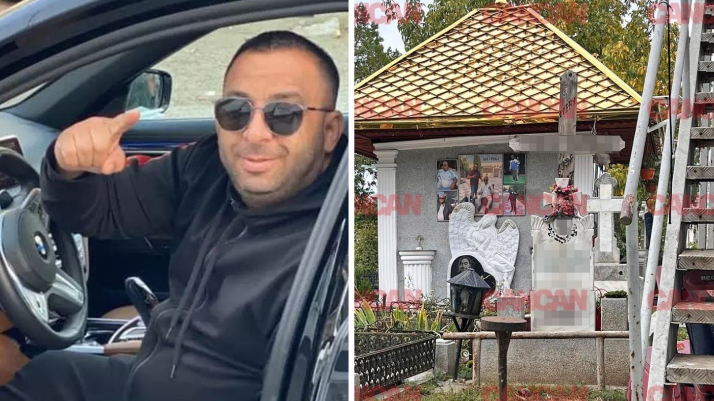 Cum arată cavoul lui Emi Pian, la 5 ani de la moartea sa. Acoperișul din aur lucește, icoanele nu lipsesc, iar pereții nu mai sunt goi