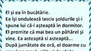 BANCUL ZILEI | El și ea, în bucătărie