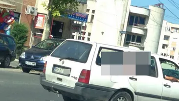 Un sofer din Arges a reusit sa-si uimeasca colegii de trafic! Toata lumea s-a frecat la ochi cand au vazut ce transporta