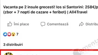 Râzi cu lacrimi! Cel mai tare anunţ: vacanţă pe 2 insule greceşti, Ios şi Santorini. Cum a răspuns un român, după ce a văzut oferta