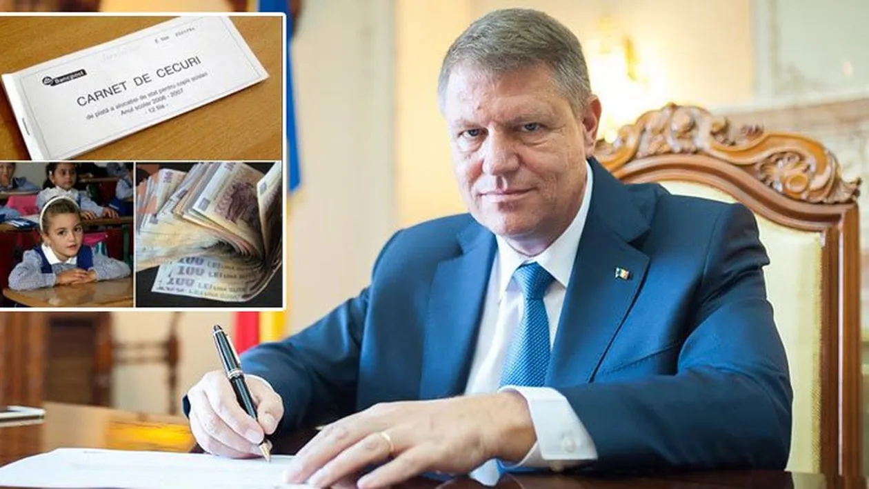 Klaus Iohannis a semnat! Cresc alocațiile copiilor de la 1 ianuarie 2020