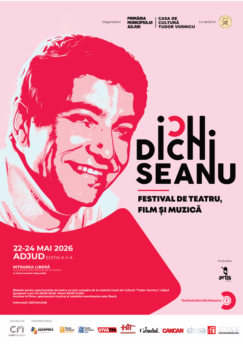Festivalul „Ion Dichiseanu” transformă Adjudul în capitala teatrului și muzicii. Programul complet al ediției din 2026