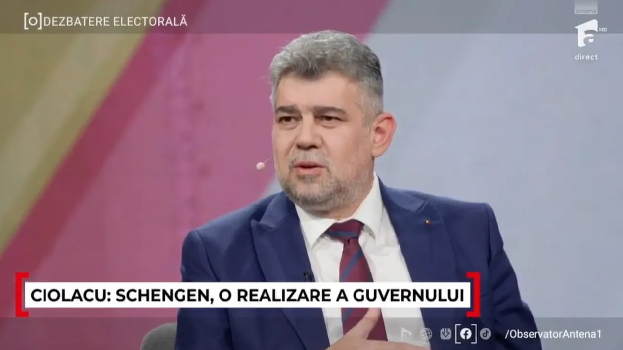 Marcel Ciolacu: „Am spart zidul. România, de la 1 ianuarie, este în spațiul Schengen, și terestru”