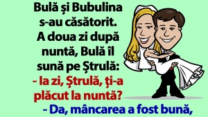 BANC | Ce melodie a cerut Bulă la "dansul mirilor”