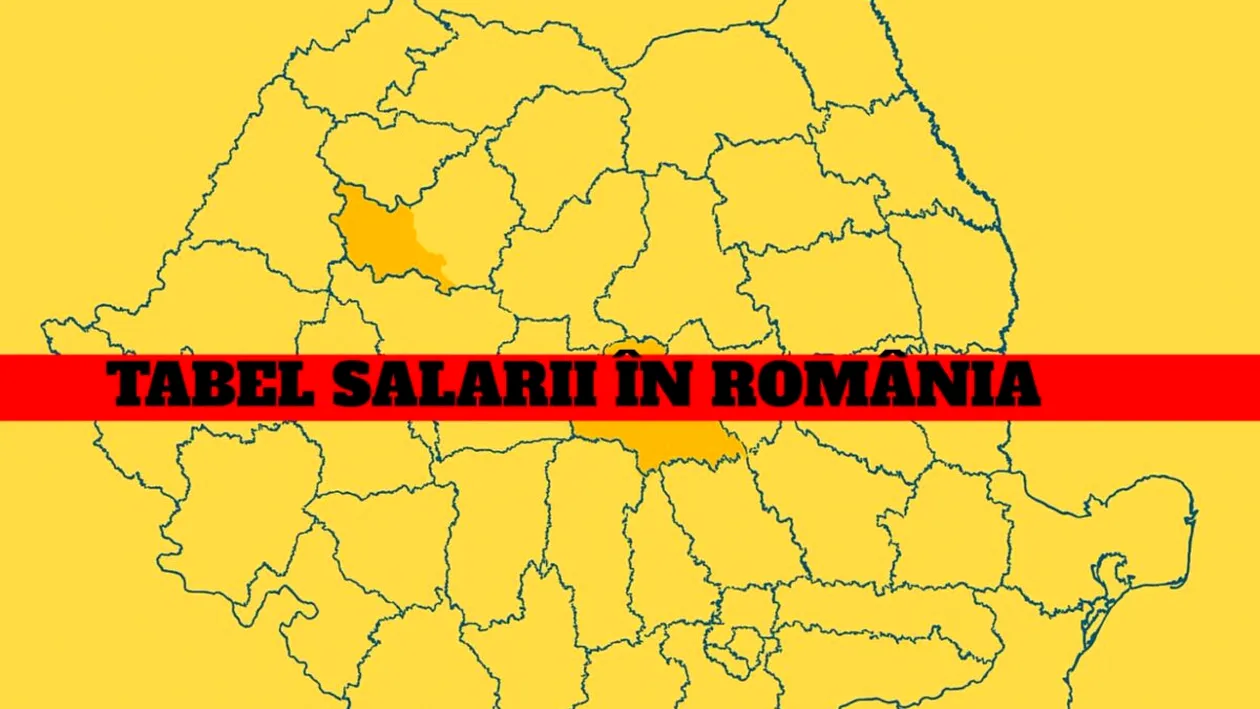 TABEL salarii | Cât costă un trai decent în România, în 2025, în funcție de județul în care locuiești
