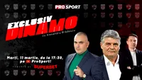 „EXCLUSIV DINAMO” ediție de gală: Dinamo s-a ridicat din nou și avem un invitat de legendă: Ioan Andone vine în studio, suntem LIVE de la 17.30
