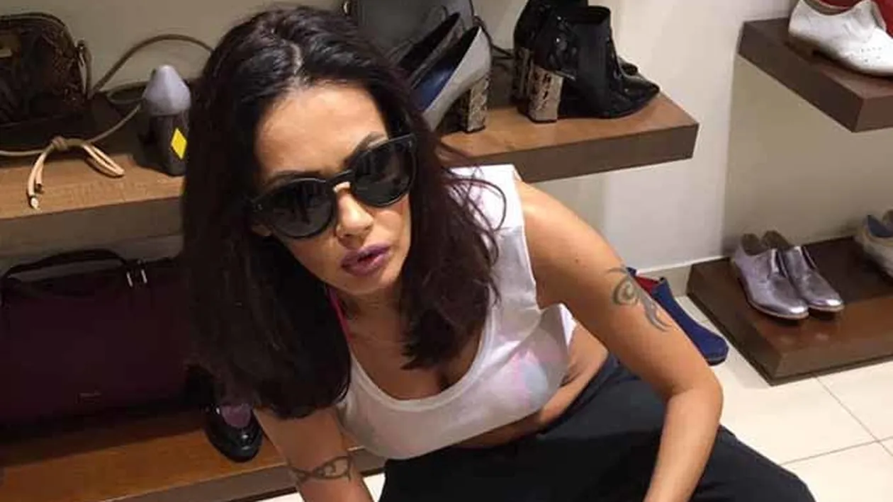 OANA ZĂVORANU s-a pozat AŞA în toiul nopţii, dar când s-au uitat toţi la decolteul ei...