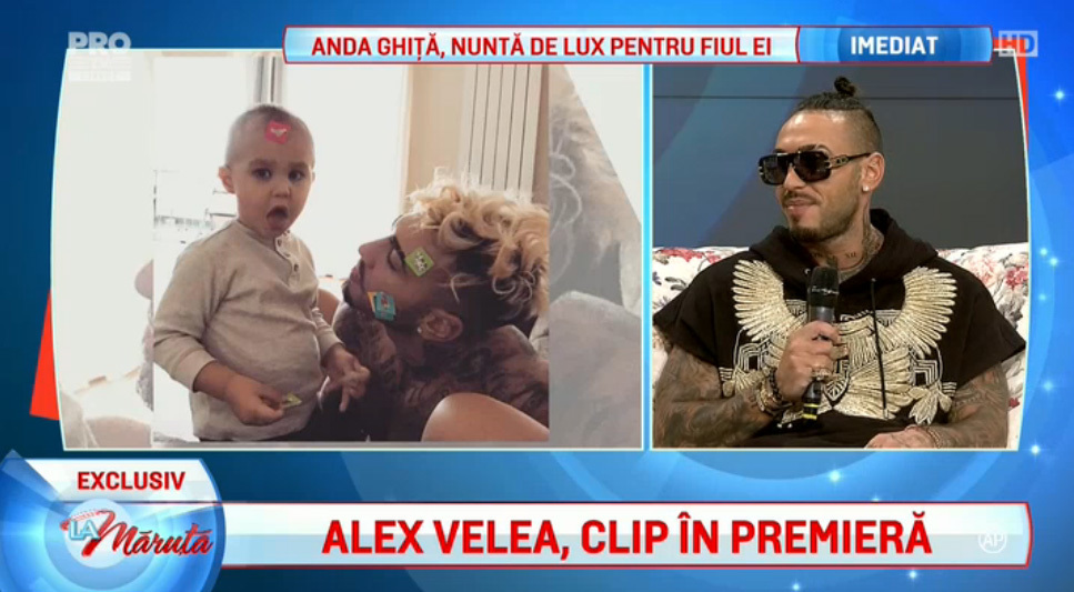 Alex Velea, dezvăluiri în direct despre copiii săi. Ce probleme de sănătate are Akim!
