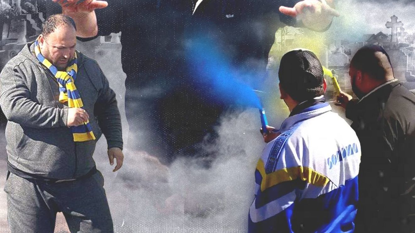 ”Taurii furioși” au aprins fumigenele la mormântul unui finanțator de legendă în Liga I!