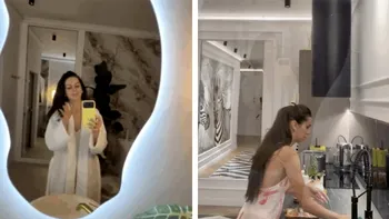 Cum arată locuința de lux a Georgianei Lobonț. Penthouse-ul din Cluj a fost amenajat cu ajutorul unui designer