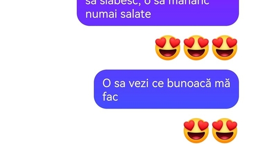 BANC | O tipă către iubitul ei: ”Iubire, de azi încep dietă ca să slăbesc, o să mănânc salate”