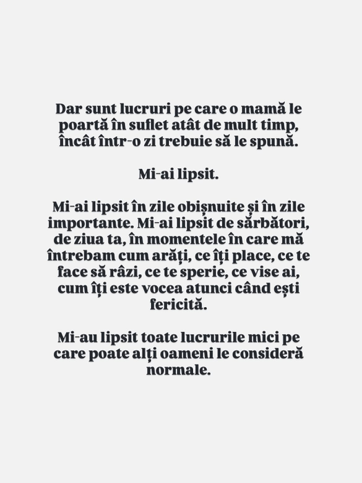Roxana Blagu, mesaj emoţionant de majoratul fiicei ei: „Uşa mea nu s-a închis niciodată pentru tine, Oana mea!”