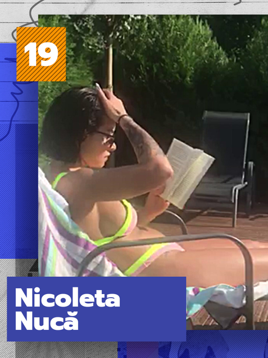 Top 40 vedete citind la plajă, în pozițiile cele mai provocatoare: Ce locuri ocupă Corina Caragea, Marina Dina sau Cristina Rus