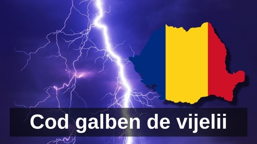 Meteorologii au modificat prognoza pentru acest weekend. Cod galben de ploi torențiale, grindină și vijelii