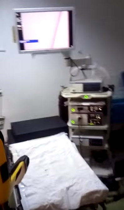 Sala de operații unde au intrat polițiștii