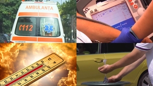 Serviciile de urgență sunt asaltate! Canicula provoacă un adevărat chin pentru români. Zeci de persoane au picat pe stradă, din cauza condițiilor meteo
