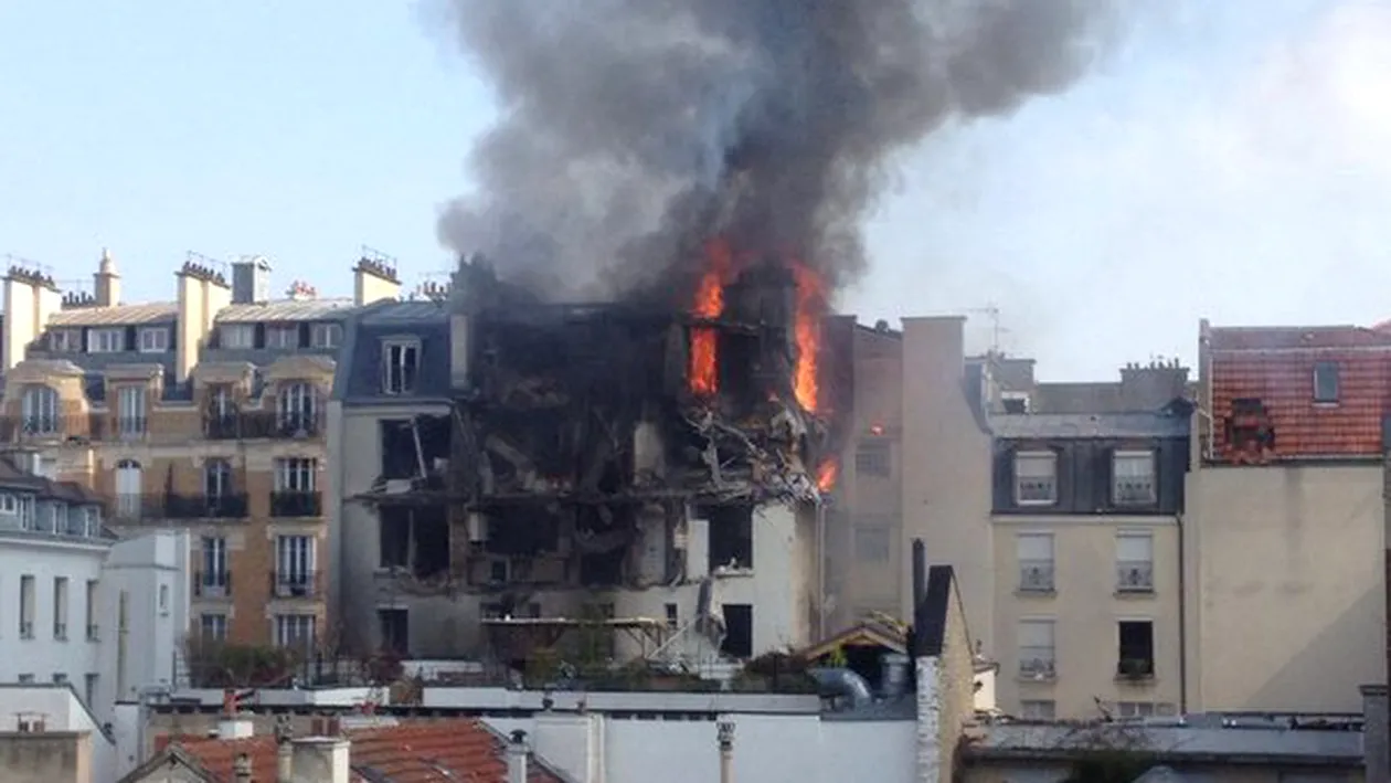 ULTIMA ORĂ! Explozie violentă în inima Parisului, într-un cartier rezidenţial. Străzile din preajmă au fost evacuate de către poliţişti