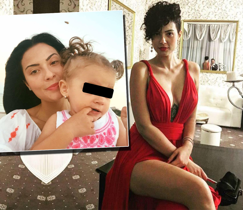 Ana Maria, fosta soţie a handbalistului, şi fetiţa lor