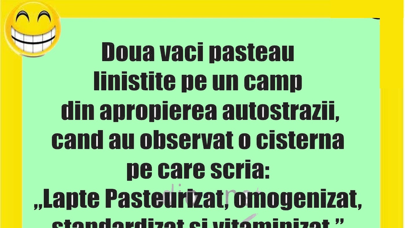 BANCUL ZILEI | Vacile și laptele pasteurizat