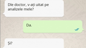 Bancul de joi | ”Domnule doctor, v-ați uitat pe analizele mele?”