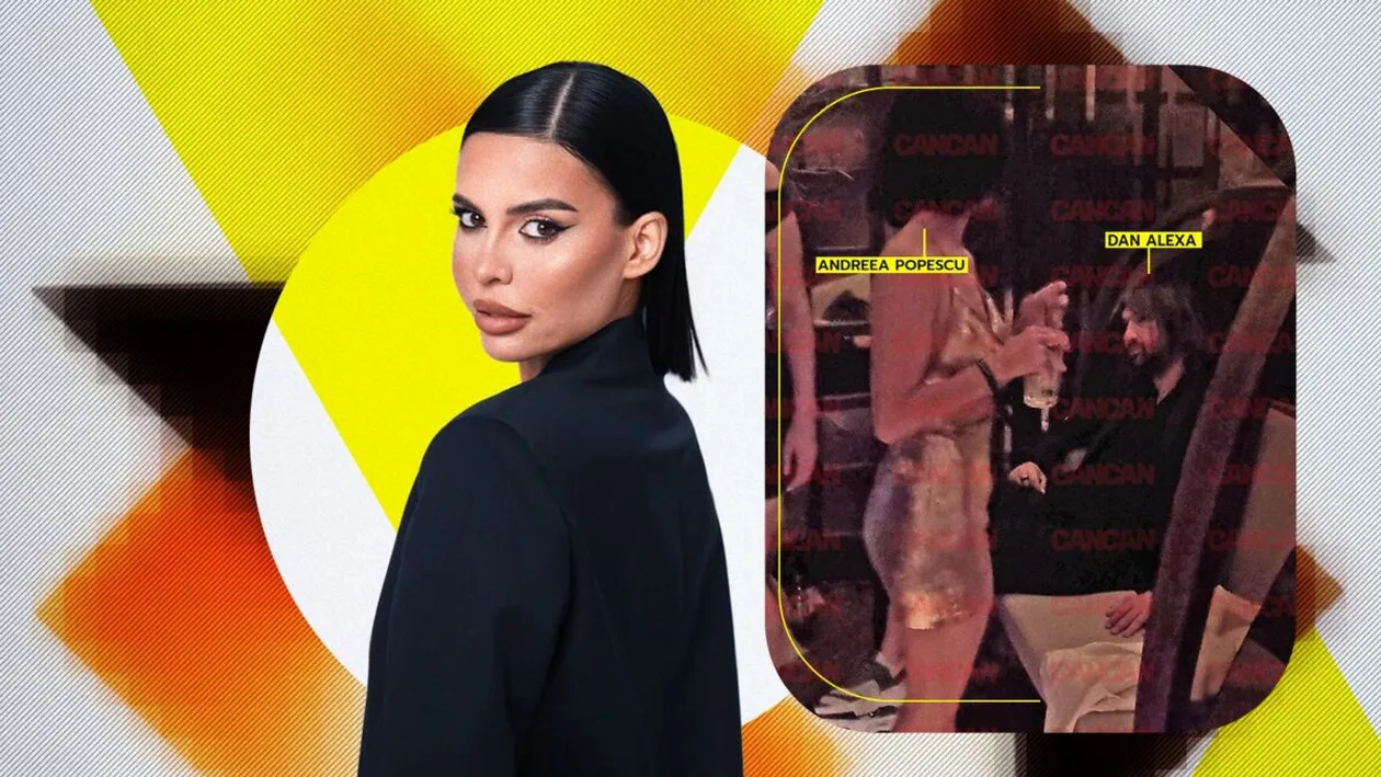 Andreea Popescu, prima reacție după scenele din club cu Dan Alexa. EX-soția lui Rareș Cojoc nu mai plânge după antrenor