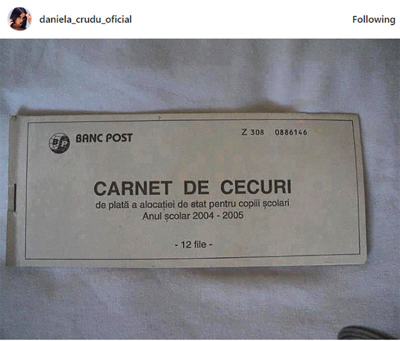Daniela Crudu este nostalgică după perioada în care era elevă. Ce fotografie a postat vedeta. „Îţi mai aduci aminte…”
