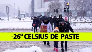 ANM anunță: Minus 26 grade Celsius de Paște, cea mai scăzută temperatură din România