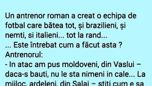BANC | Echipa invincibilă de fotbal
