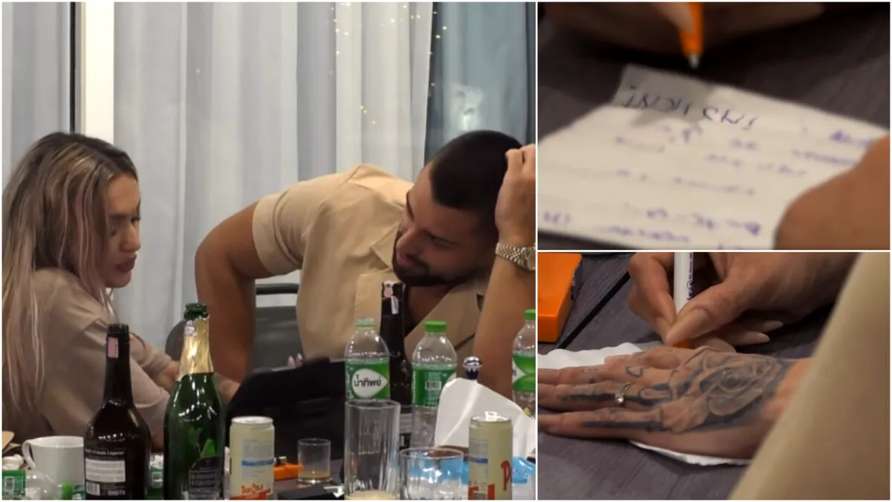 Ella a uitat că e logodită! I-a propus lui Teo să meargă în casă, dar ispita a refuzat-o. Ce i-a scris pe bilețel