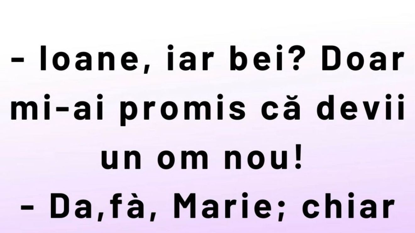 BANCUL DE DUMINICĂ | ”Ioane, iar bei?!”