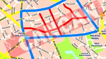 Lucrari pe o artera, restrictii pe alte opt