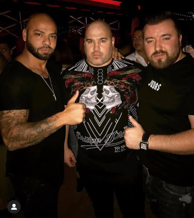 Giani Kiriță s-a anturat și cu ”Sharpele Nebunu”, denunțătorul lui Alex Bodi (foto dreapta)