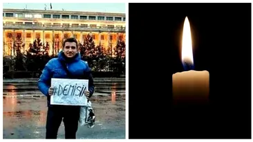 Alexandru Socol, protestatarul fotograf din Piața Victoriei, a murit. Avea doar 33 de ani