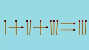 TEST IQ | Corectează ecuația I+II+III=III în 10 secunde! Doar geniile reușesc, mutând un singur băț de chibrit