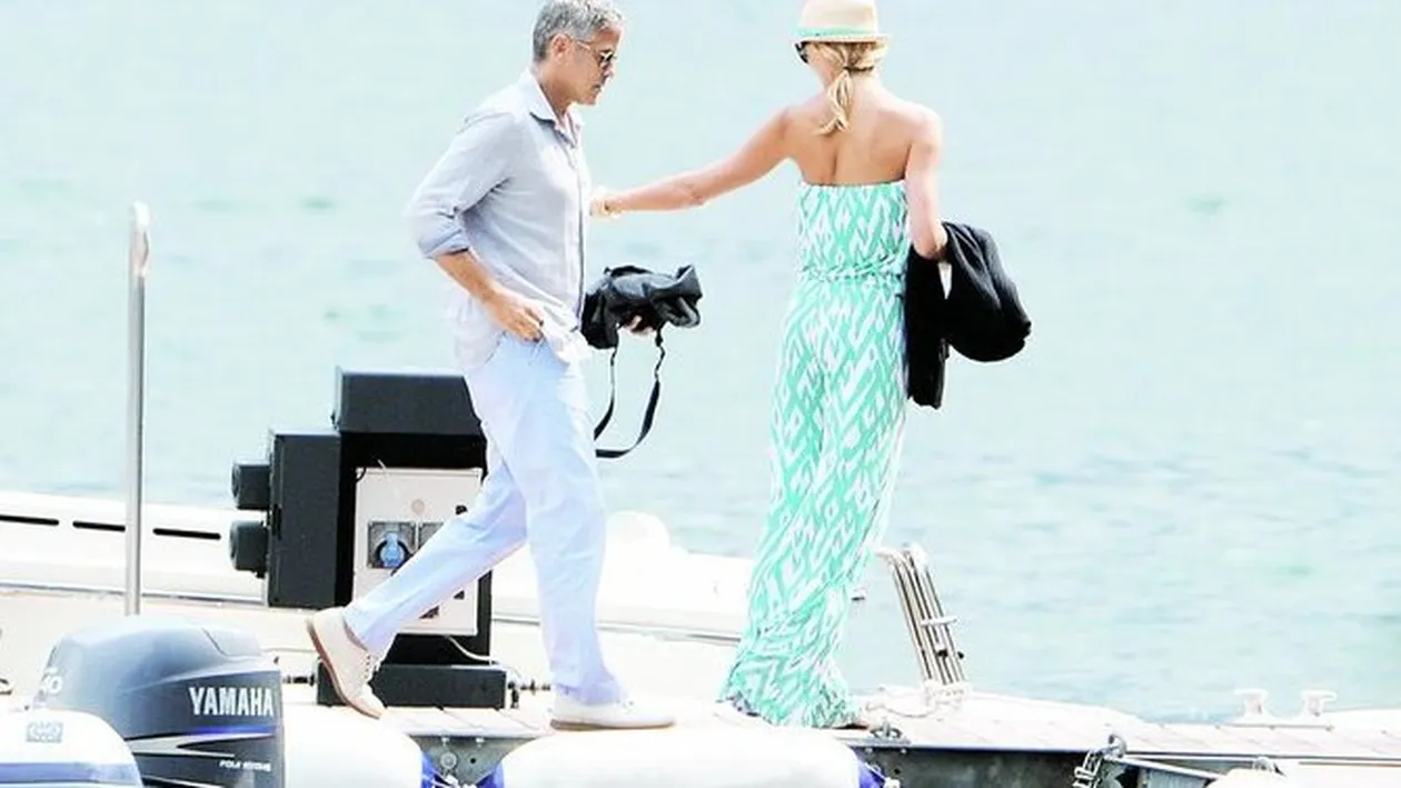 George Clooney se hotaraste greu. Si-a primit iubita in casa dupa un an