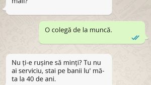 BANCUL DE LUNI | „Cine e tipa cu care erai azi în mall?”