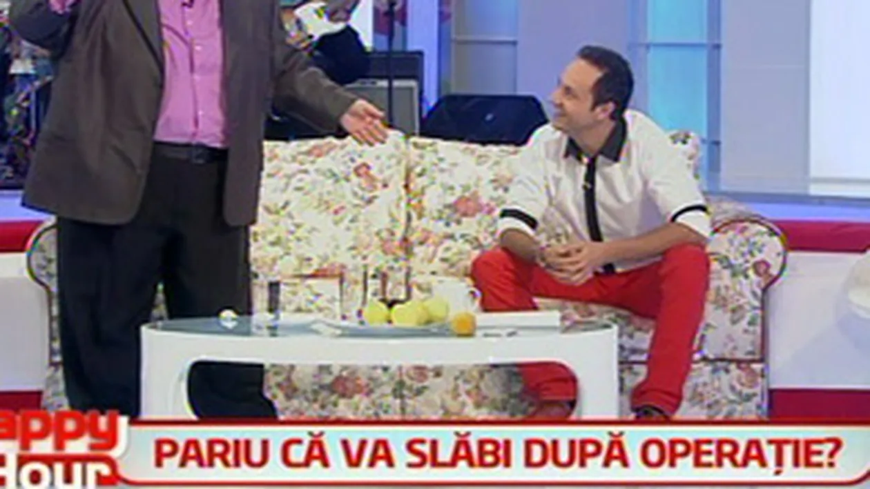 A pierdut pariul cu Maruta, asa ca isi va taia stomacul! Marius Gavrila nu vrea sa mai aiba 148 de kilograme, dar nu se abtine de la mancare!