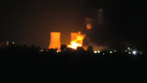 Incendiu uriaş la Râmnicu Vâlcea! S-au auzit mai multe explozii