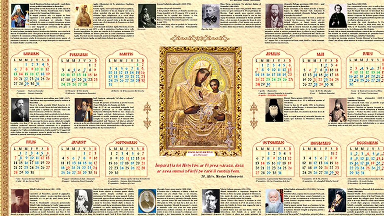 Calendar crestin ortodox: Afla ce sfinti sarbatorim astazi