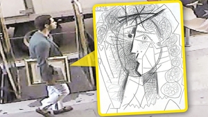 A sutit un Picasso in plina zi
