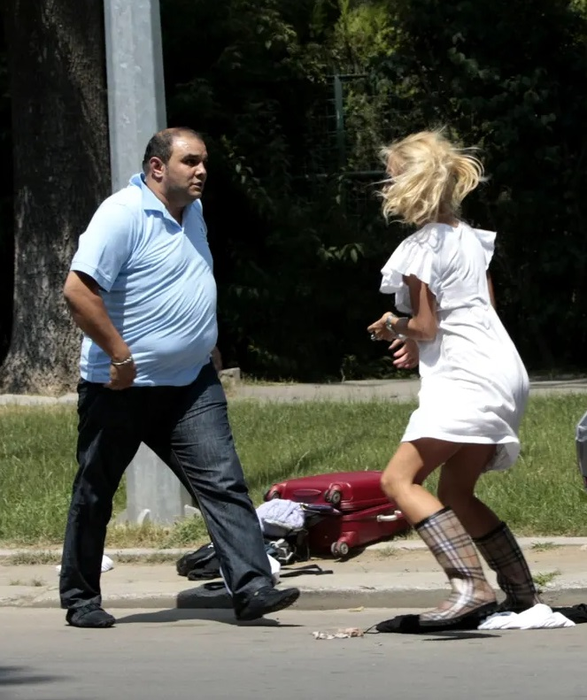 Andreea Spătaru, agresată de Ion Boschet (Foto: CANCAN.RO)