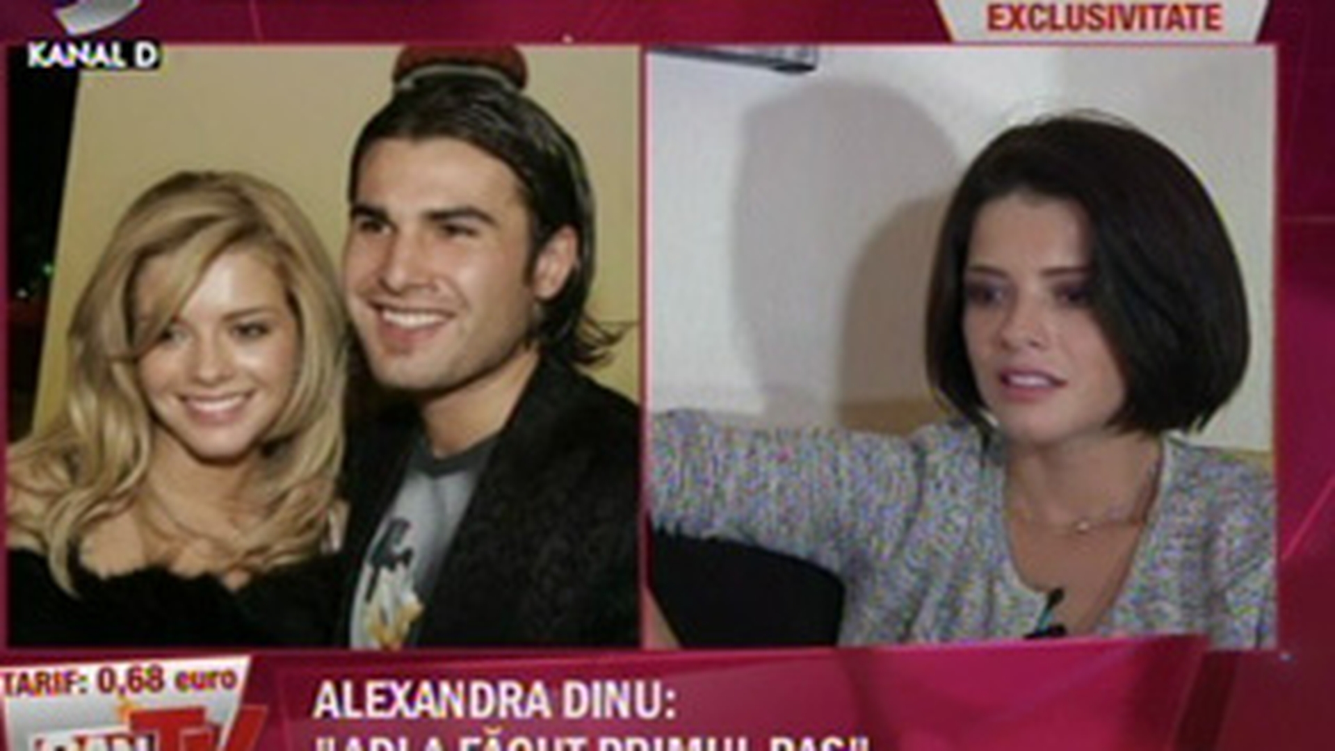 VIDEO Alexandra despre relatia cu Mutu: "Eram doi copii care au facut o alegere prea mare pentru varsta lor! El a facut primul pas si nu regret nimic"