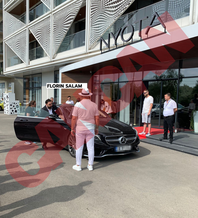 Florin Salam, ținută de zeci de mii de euro la nuntă. A ajuns la eveniment cu un Mercedes