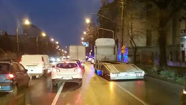 Carambol cu 10 mașini pe Calea Griviței, din Capitală