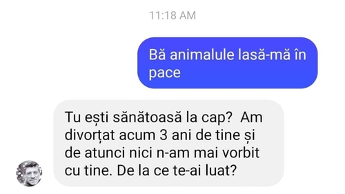 BANC | „Animalule, lasă-mă în pace”